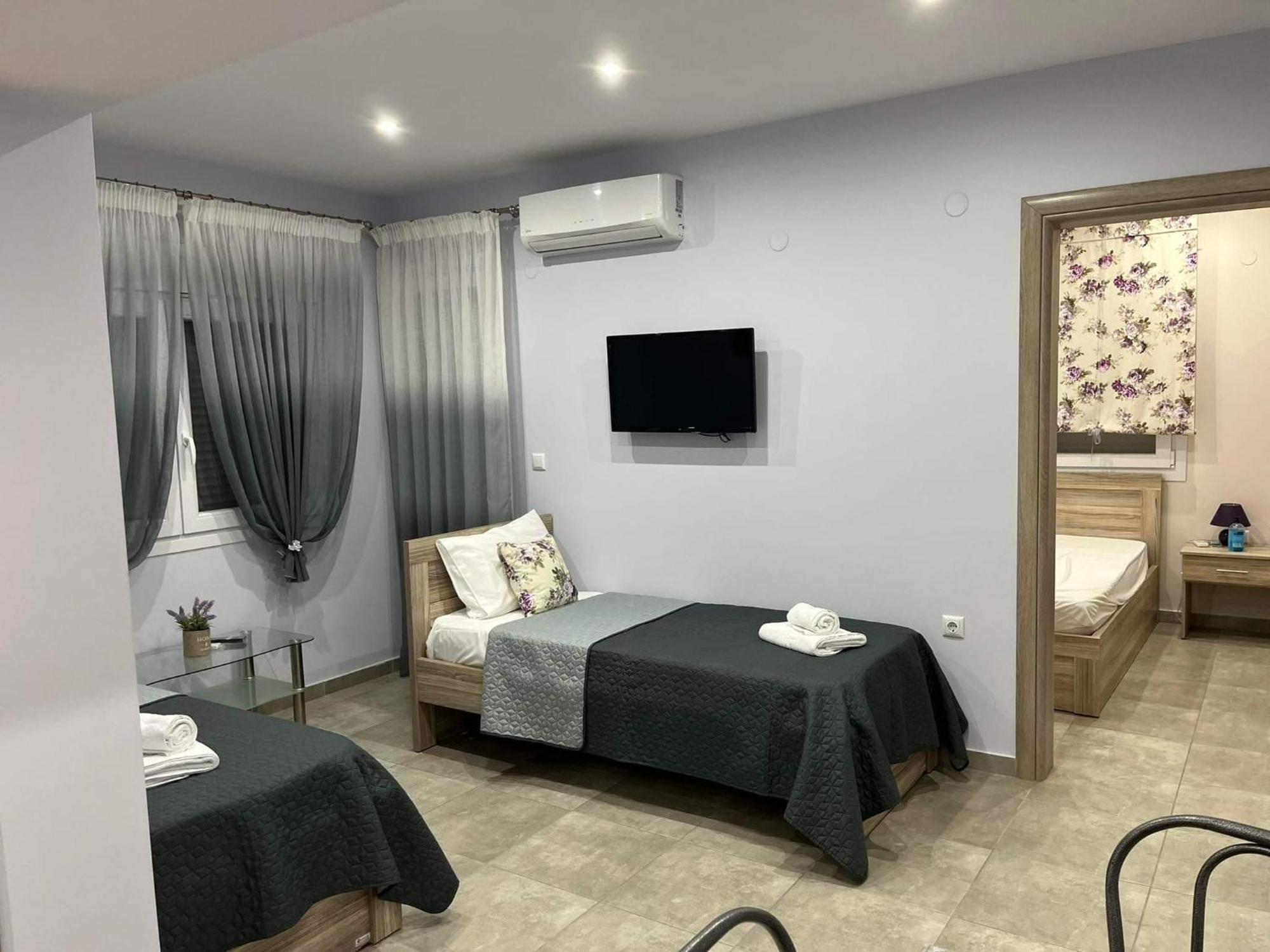 Néa PéramosKaiafas Luxury Philoxeniaアパートメント 部屋 写真